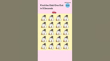 All around Quizz | Find the Odd One Out 037 Test Your Observation Skills #allaroundquizz #quiz #test