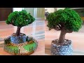 DIY | Artificial Bonsai tree | How to make Miniature tree using aluminium foil | Best out of waste