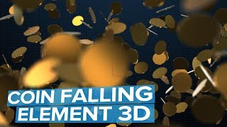 Element 3D - Coin Falling After Effects Tutorial
