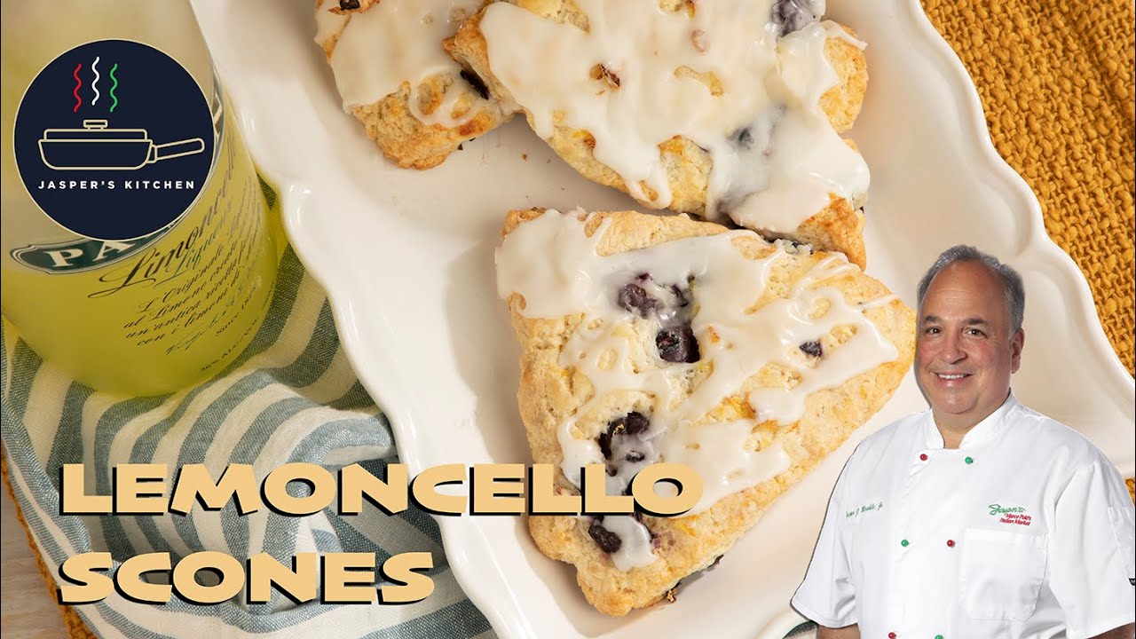 Jasper's Kitchen: Lemoncello Scones 