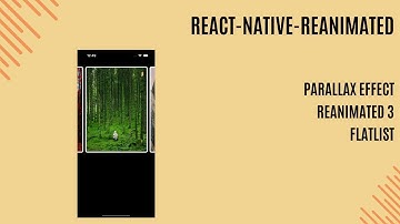 Stunning Parallax Swipe Effect in React Native with FlatList & Reanimated 3