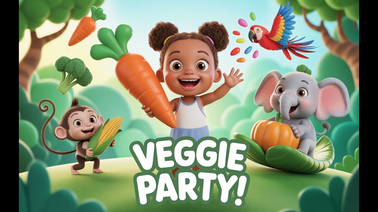 Eat Your Veggies Every Day! | Fun Jungle Song with Luna