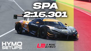 LMU World Record Hotlap | Mclaren 720s Evo LMGT3 @ Spa | U3 P2 | Le Mans Ultimate