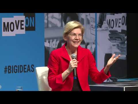 Full Video: Sen. Elizabeth Warren at MoveOn’s Big Ideas Forum