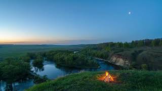 Fireside Serenity: Tranquil Mountain Meditations for Inner Peace