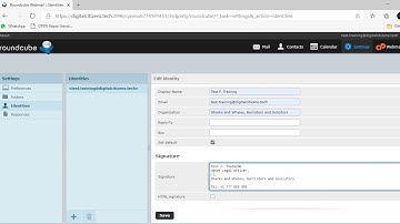How To Set Up Signature On Roundcube Webmail