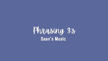 Phrasing 3’s | Bastien Piano Basics Primer Level | Technic | Saan’s Music