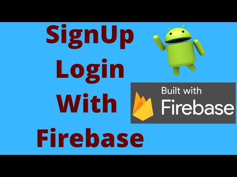 Register and Login Page | Firebase | With Custom Fields | Java | Android Studio Tutorial | Beginners