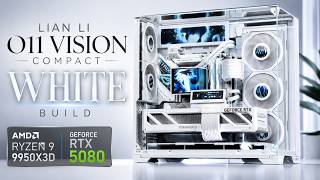 Lian Li O11 Vision Compact White Build | AMD Ryzen 9 9950X3D | Colorful iGame RTX 5080