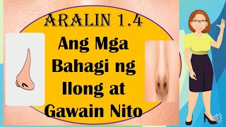 Agham 3 Yunit II Aralin 1.4 Mga Bahagi ng Ilong at Gawain Nito