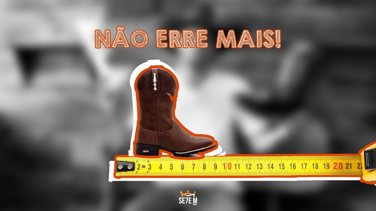 Como Escolher O Tamanho Certo Da Bota YouTube Como Escolher O Tamanho Certo Da Bota YouTube