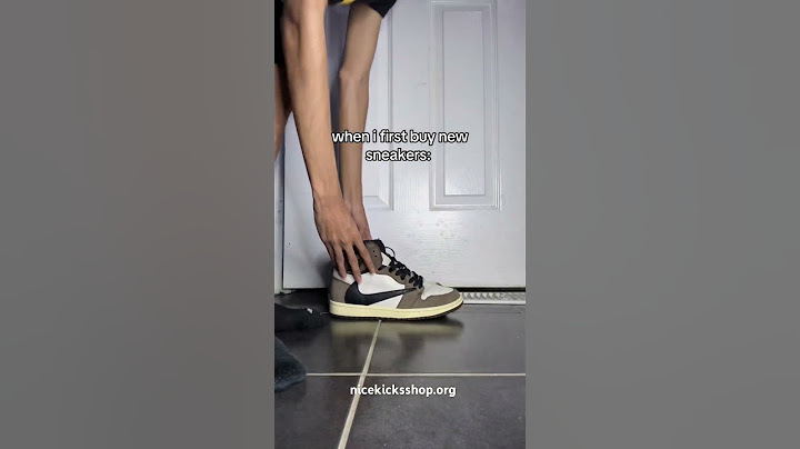 when i first buy new shoes