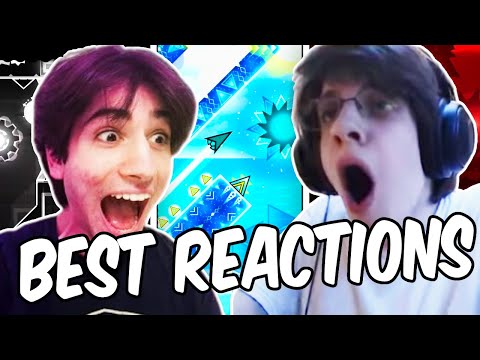 [2024] The BEST Reactions to Beating the Top 20 Demons || Geometry Dash