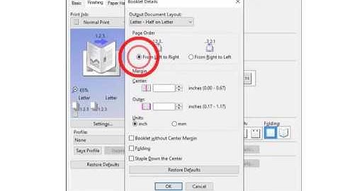 Toshiba T32080 Making Booklets
