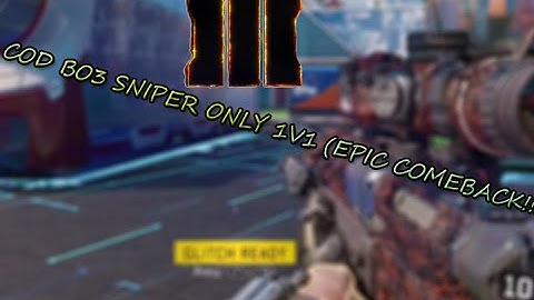 COD BO3 SNIPER ONLY 1V1 QUICKSCOPE ONLY (CHALLENGE)