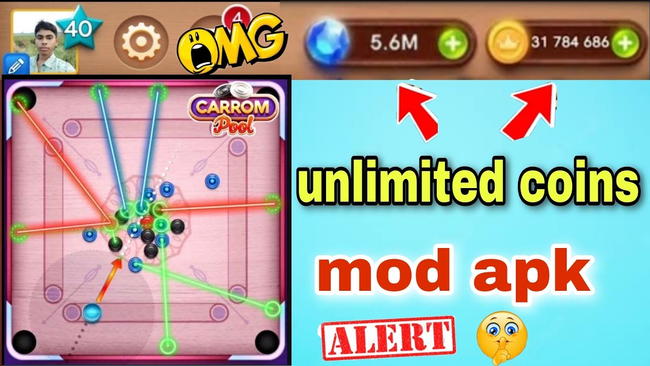 carrom pool unlimited coins and gems hack carrom pool unlimited