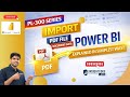How to Connect & Extract Data from PDF in Power Bi ( Step by Step ) | PL300 Exam Series #powerbi
