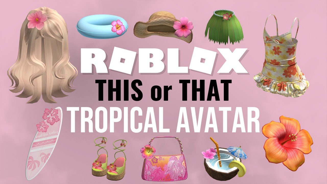 Build Your Roblox Avatar: Tropical Edition | THIS or THAT