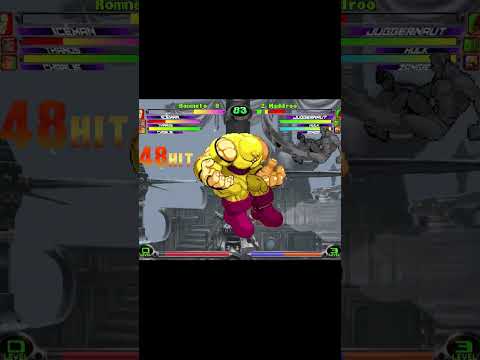 MvC2: Romneto - Iceman Kara Cancel AA to SB Tag + Switch Sides 48 hit Combo .:4.27.26:.