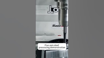 Five-axis steel processing demonstration#tornado #machine #cnc