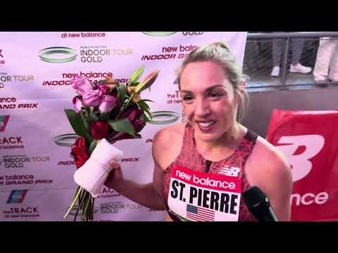 Elle St Pierre surprises herself with massive win at New Balance Indoor Grand Prix 3000m in 8:26.54