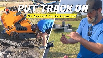 How To Fix Mini Skid Steer Track
