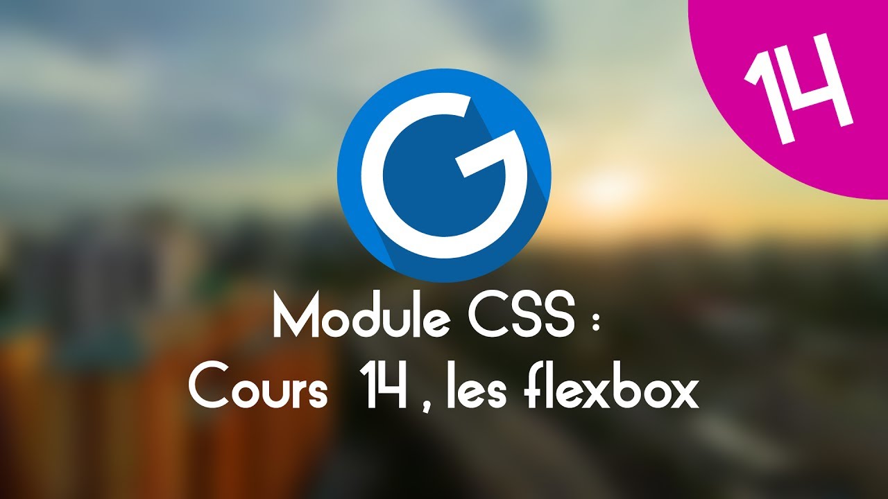 Formation IMM - Module CSS : Cours tuto 14 , les flexbox - YouTube