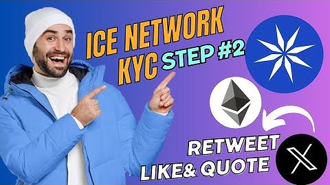 ice network kyc step 2 verification thru X-Twitter