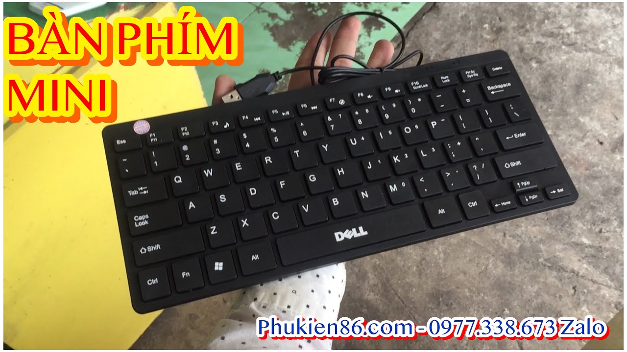 Bình Dương – Bán bàn phím mini DELL cho máy tính bàn pc laptop tivi box android….