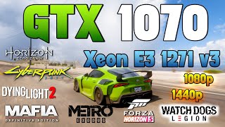 Test #2 Intel Xeon E3 1271 v3 (i7 4790) +  GTX 1070 в 7 играх при 1080p, 1440p  в 2023