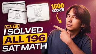All 196 New SAT Math Question Bank Explained (by 1600 Holder)