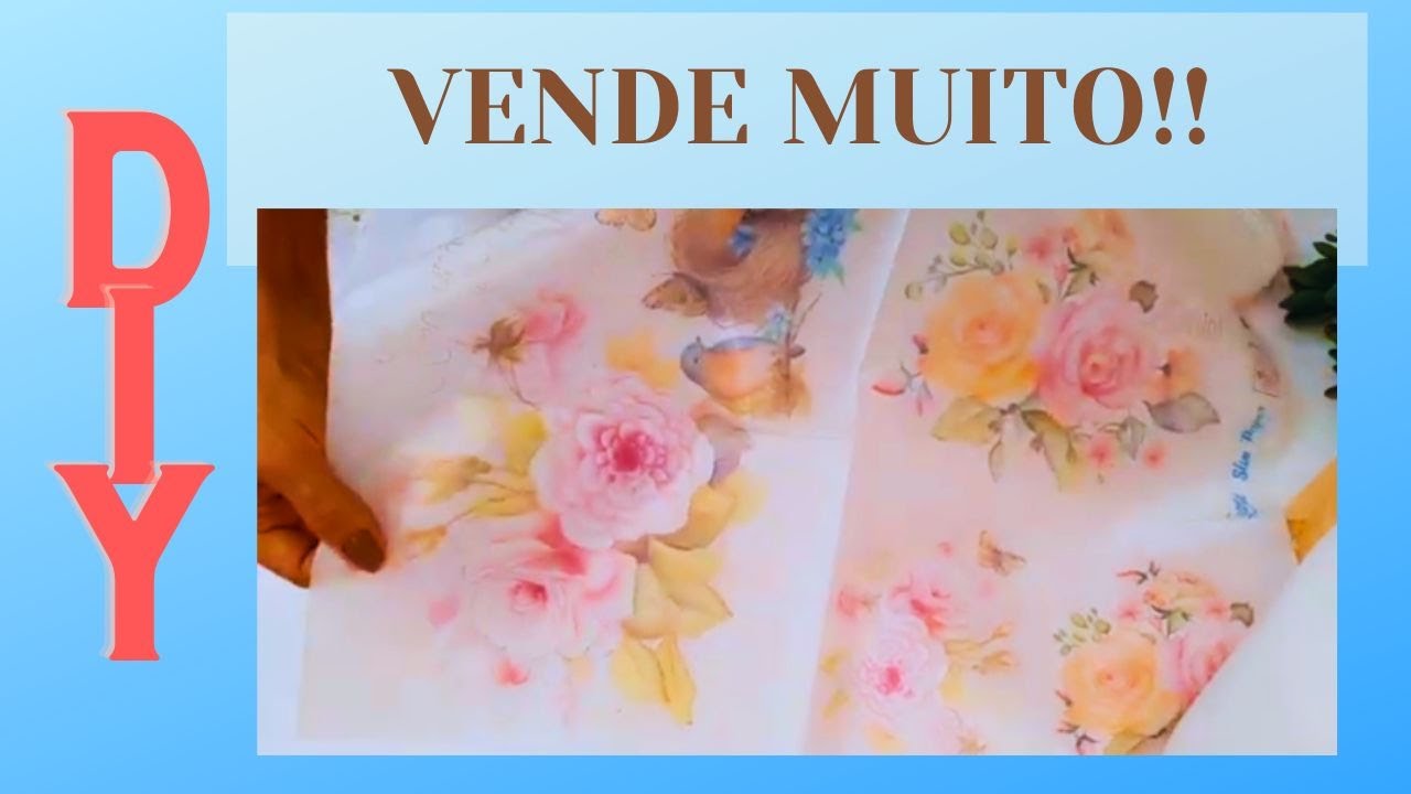 DIY COM DECOUPAGE - APRENDA A FAZER E VENDA MUITO.