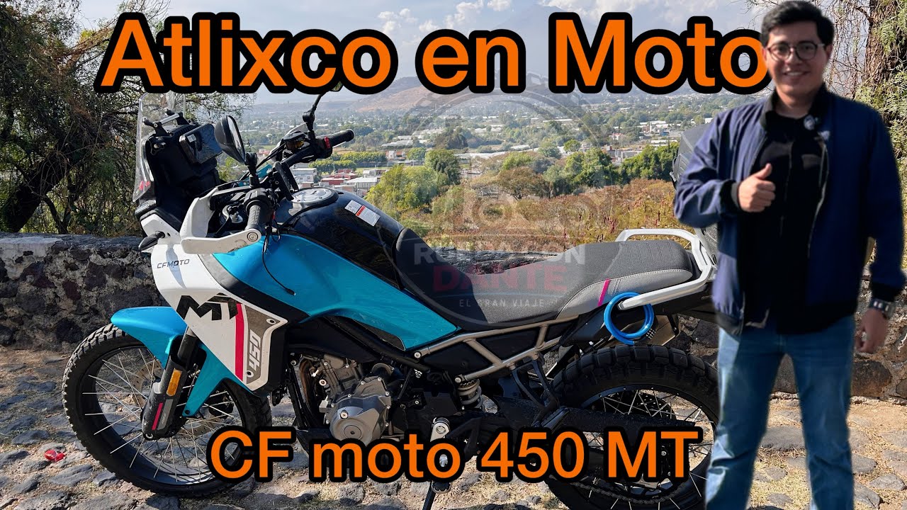 Atlixco, Puebla en moto. 