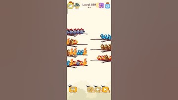 Bird sort calar game leval 899 #games #leveldesign #colorgame #gameartdesign #gameplay