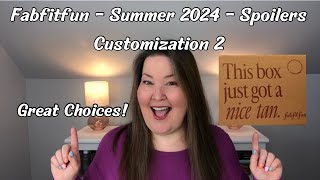 Fabfitfun *NeW* Spoilers  Customization 2  Summer 2024