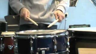 Tap-Accent 4-3-2 8th notes