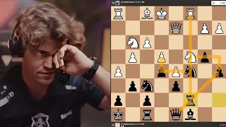 Magnus Carlsen Plays Indian Game Anti-Grünfeld Alkhine-Variation