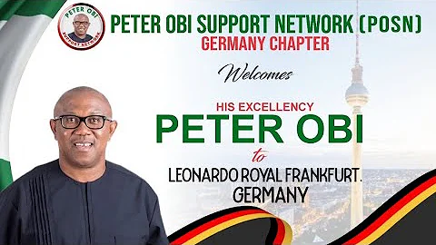 Peter Obi In Germany To Speak With Nigerians In Fr...