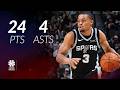 Keldon Johnson Scores 24 Points vs Pacers π