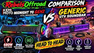 UTV Sound Bar Install, Review, & Comparison | Kemimoto Midnight Gen 2