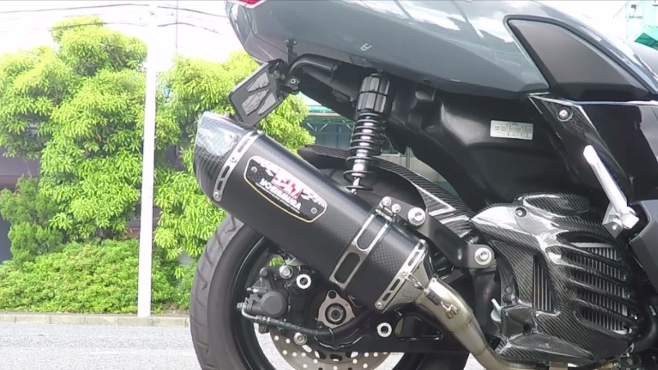 NMAX】2021モデル ヨシムラ R-77Sサイクロン マフラーサウンド＋KOSO