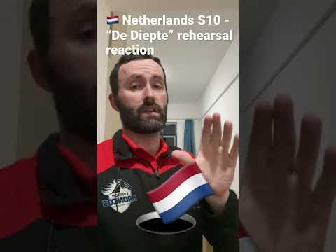 ?? Netherlands: S10 ?De Diepte? Rehearsal reaction | Eurovision 2022