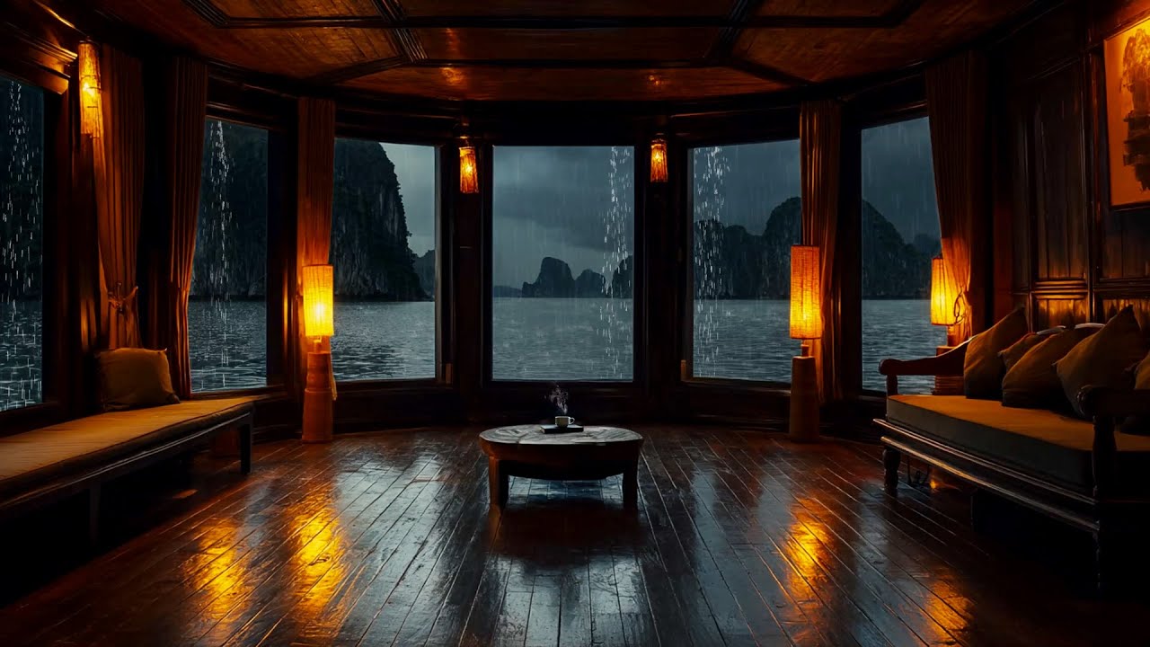 Cozy Cabin Rainstorm for Healing After a Long Day – Whispering Sounds & Deep Inner Calm