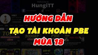 HƯỚNG DẪN TẠO TÀI KHOẢN PBE MÙA 18 #pbe #mua18 #tft #dtcl #coachingtft #teamfighttactics #huongdan