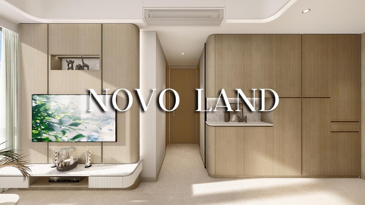 【屯門NOVO LAND 2B期】1B座F室 ︳實用面積415呎 ︳兩房單位新樓室內設計概念 #室內設計 #interiordesign ...