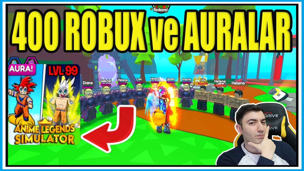 YEN 400 ROBUX VEREN KOD Ve AURALAR GELD OOK ZOOR ROBLOX Anime yen-400-robux-veren-kod-ve-auralar-geld-ook-zoor-roblox-anime