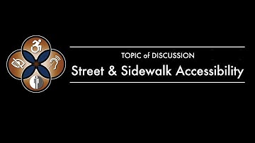 Street and Sidewalk Accessibility