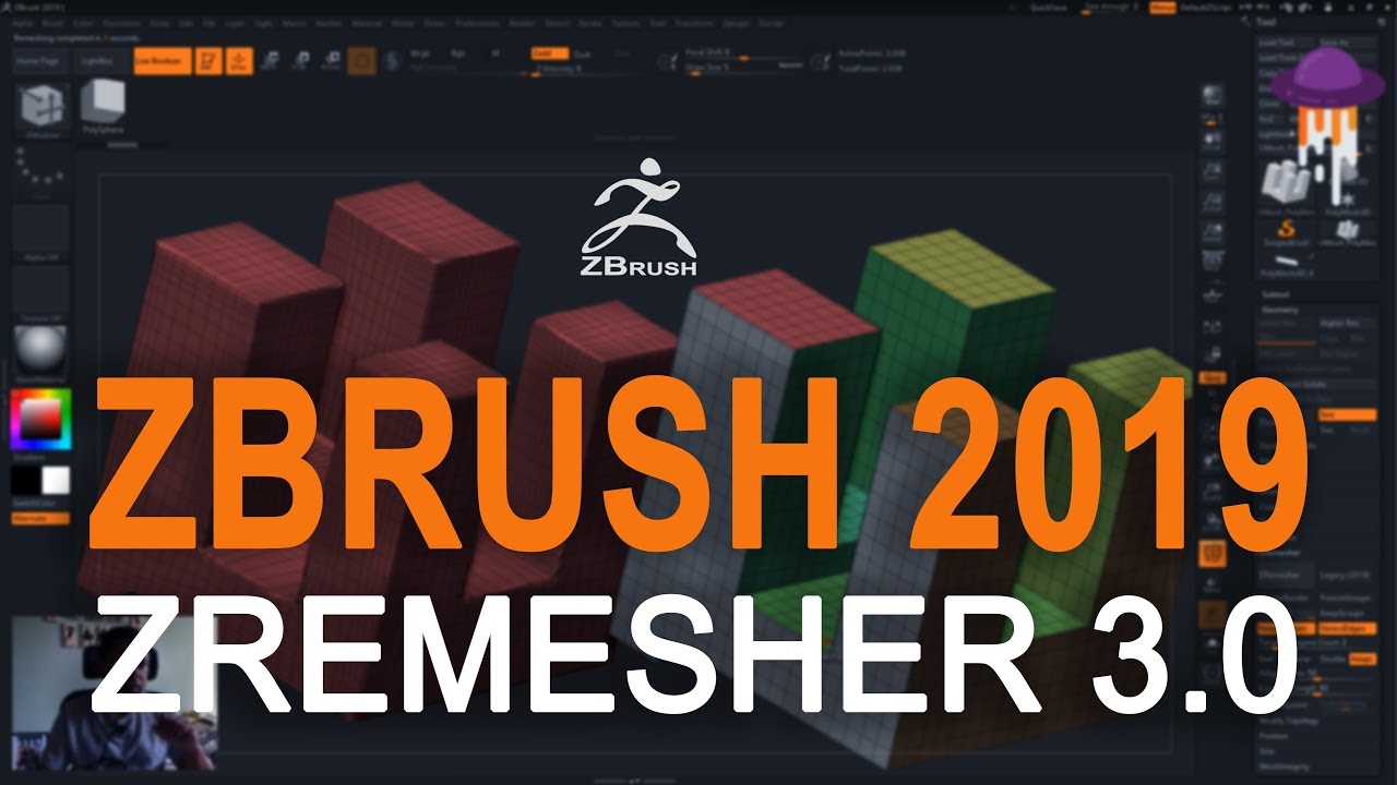 zbrush 2019 zremesher