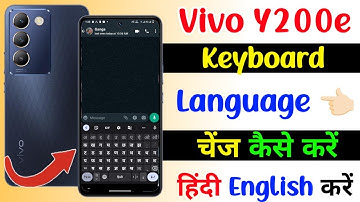 vivo y200e keyboard language change kaise kare | how to change keyboard language on vivo y200e