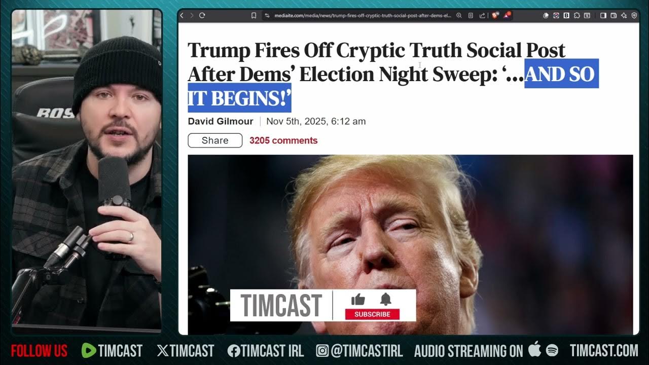 Zohran WINS, Trump THREATENS Arrest, Democrats Elect AG Who Wants To END Them | Tim Pool